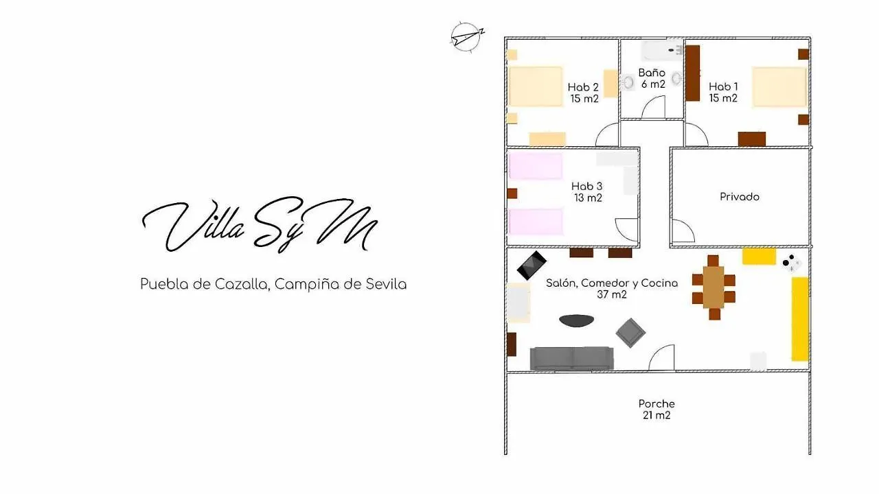 ラ・プエブラ・デ・カサジャ Casa Rural Silvia Y Melissaヴィラ 別荘